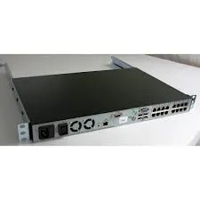 W820G - Dell PowerEdge 2161DS-2 16 x Ports RJ-45 + 1 x Port GE + 1 x Port SVGA 15-Pin + 4 x Ports USB 2.0 Remote KVM Console Switch