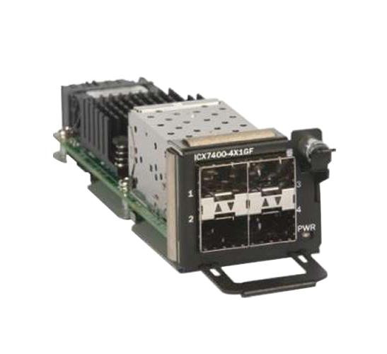 ICX7400-4X1GF - Brocade Communication Icx 7450 4-Ports 1Gbps 1000Base-X Gigabit Ethernet SFP Expansion Module