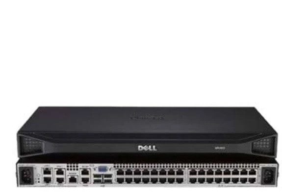 DMPU4032-G01 - Dell 32 x Ports RJ-45 + 1 x VGA Port 1U Rack-Mountable KVM Switch