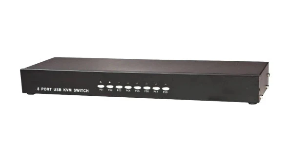B020-U08-19-K - Tripp Lite NetDirector 9 x Ports DE-15/DB-15 1U Rack-mount Console KVM Switch