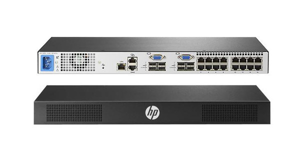 AF652A - HP 16 x Ports 1U Rack-mountable G3 KVM Console Switch