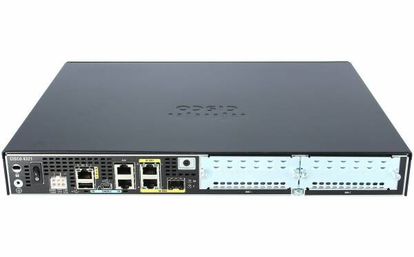 ISR4321-AX/K9 - Cisco 4000 Series 4321 2 x Ports 1000Base-T LAN/WAN + 1 x Port SFP mini-GIBIC 1U Rack-mountable Integrated Service Router