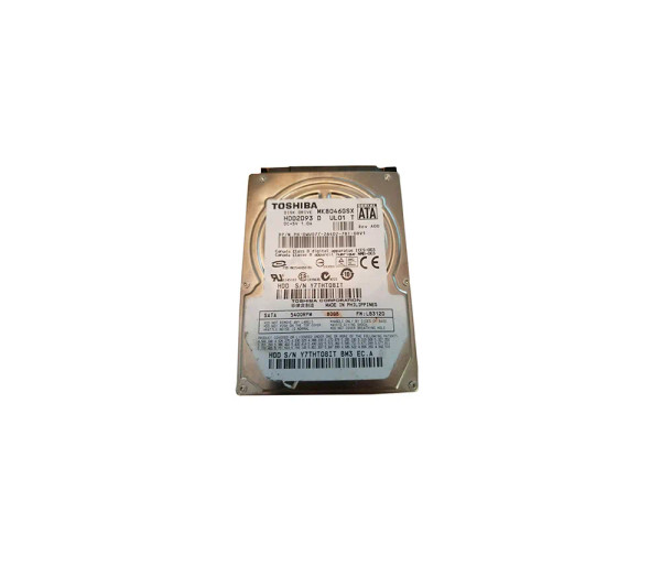 WU077 - Dell 80GB 5400RPM SATA 3Gb/s 8MB Cache 2.5-Inch Hard Drive