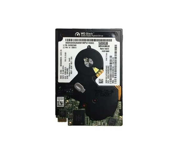 WD5000M22K - WESTERN DIGITAL 500GB 5400RPM SATA 6Gb/s 16MB Cache 16GB NAND 2.5-Inch Hybrid Hard Drive for Tablet UltraSlim Black