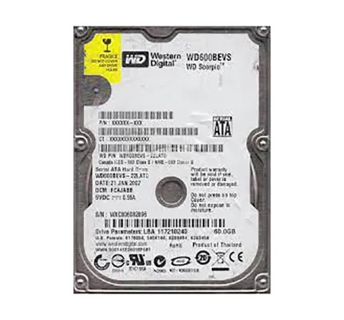 WD600BEVS - Western Digital Scorpio Blue 60GB 5400RPM SATA 1.5Gb/s 8MB Cache 2.5-Inch Hard Drive