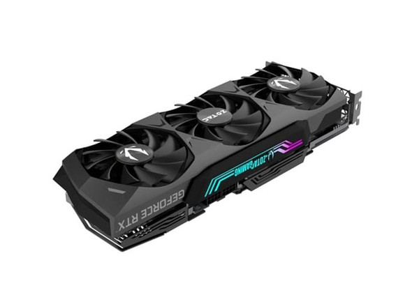 ZT-A30800J-10PLHR - Zotac Nvidia GeForce RTX 3080 Trinity Gaming OC (LHR) 10GB GDDR6X 320-Bit PCI-Express 4.0 x16 3x DisplayPorts 1x HDMI Graphics Card