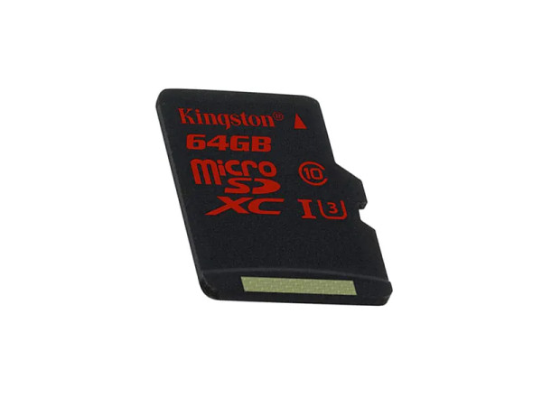 SDCA3/64GBSP - Kingston Technology 64GB Class 10 microSDHC UHS-1 U3 Memory Card