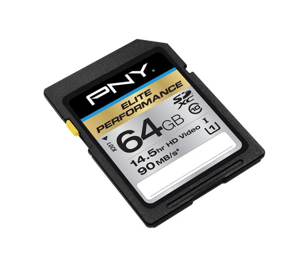 PSDX64U1HGE - PNY Technology PNY Elite Performance 64GB Class 10 SDXC Memory Card