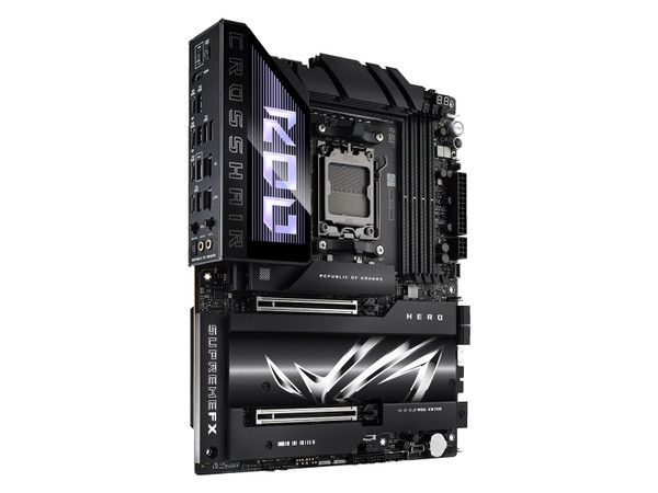 90MB1IE0-M0EAY0 - ASUS ROG CROSSHAIR X870E HERO, AMD, Socket AM5, Socket AM5, DDR5-SDRAM, 192GB,