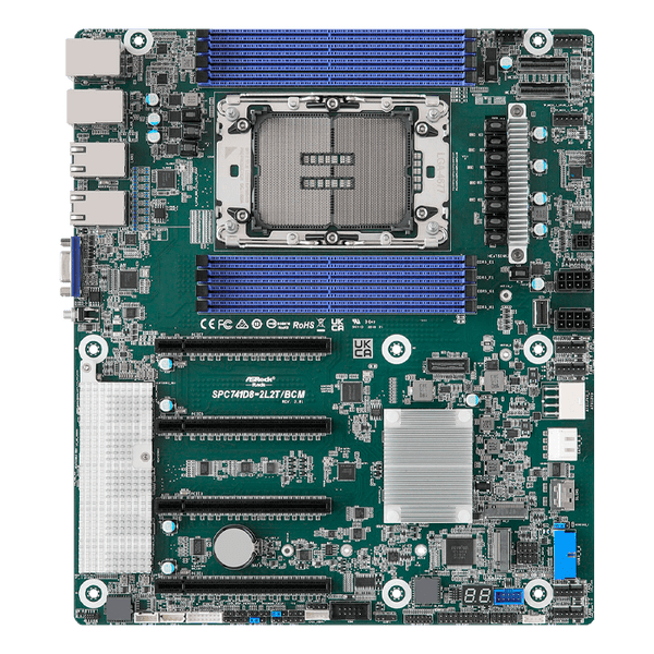 SPC741D8-2L2T/BCM - ASROCK mainboard CEB socket 4677 single mainboard DIMM
