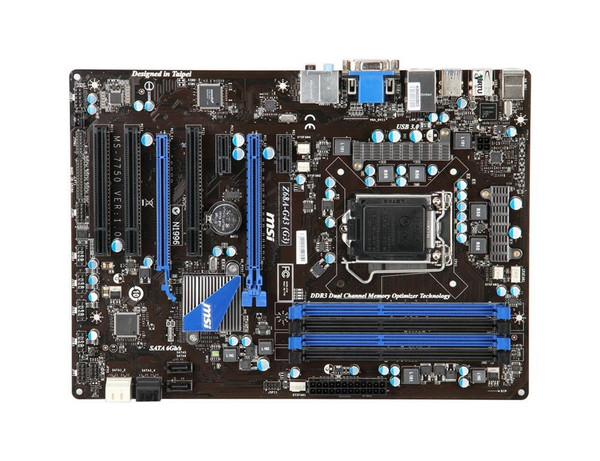 Z68A-G43-G3-R - MSI Socket LGA 1155 Intel Z68 Chipset Core i7 / i5 / i3 Processors Support DDR3 4x DIMM 2x SATA 6.0Gb/s ATX
