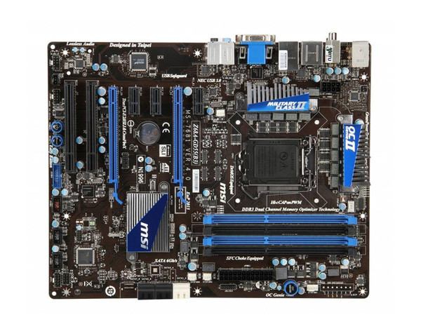 Z68A-GD55 - MSI (G3) Socket LGA 1155 Intel Z68 Chipset Core i7 / i5 / i3 Processors Support DDR3 4x DIMM 2x