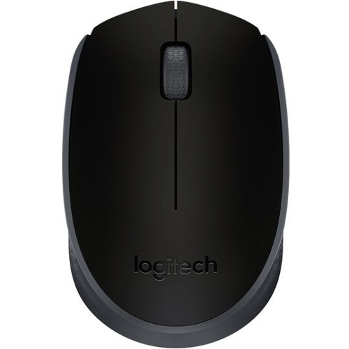 910-004424 - Logitech M171 Mouse Optical Wireless Radio Frequency Black USB 2.0 1000 dpi Scroll Wheel