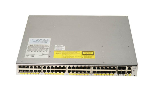 WS-C4948E-F - Cisco Catalyst 4948E 48 x Ports 1000Base-T + 4 x Ports 10GbE GE Back-to-Front Airflow Network Switch