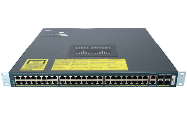 WS-C4948E-F-E - Cisco 48-Port 1000Base-T + 4-Port 10GbE Back-to-Front Airflow Enterprise Network Switch with IOS