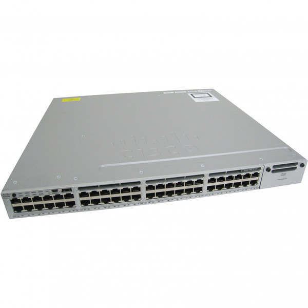 WS-C3850-48P-L - Cisco Catalyst 3850 48-Port PoE+ Gigabit Ethernet Switch