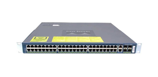 WS-C4948= - Cisco Catalyst 4900 48x RJ-45 Ports + 4x SFP Ports, Layer 3 Managed Rack-Mountable Switch