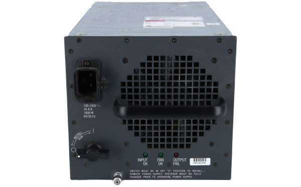 WS-CAC-1300W/2 - Cisco 1300-Watts 110-220V AC 50-60Hz Secondary Power Supply for Catalyst 6000 / 6500