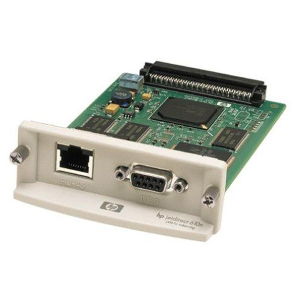 J4167A - HP JetDirect 610N 1 x Port 10/100Base-TX + 1 x Port DB-9 Token Ring Fast Ethernet Print Server Internal Card
