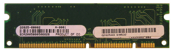Q2625AX - HP 64MB DDR 100-Pin SDRAM DIMM Memory for LaserJet 2400/4250/4350/5200/9050