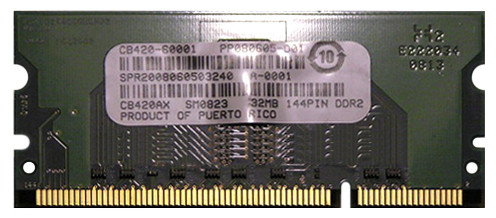 CB420-60001 - HP 32MB DDR2 144-Pin DIMM Memory for LaserJet P2015/P3005