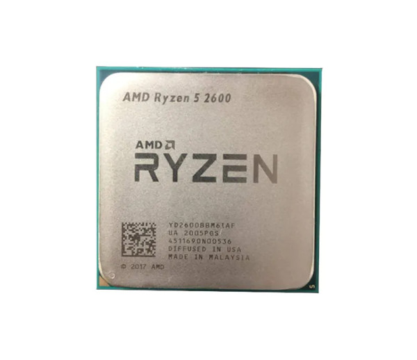 YD2600BBAFBOX - AMD Ryzen 5 2600 Hexa-core 6 Core 3.4GHz 16MB L3 Cache Socket AM4 Processor