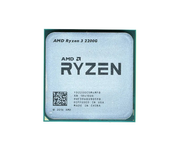 YD2200C5FBBOX - AMD Ryzen 3 2200G Quad-core 4 Core 3.5GHz 4MB L3 Cache Socket AM4 Processor