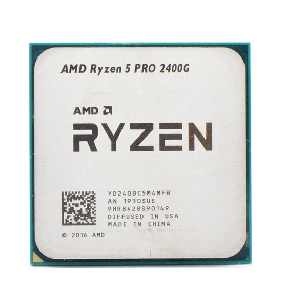 YD240BC5FBMPK - AMD Ryzen 5 PRO 2400G Quad-Core 3.6GHz 4MB L3 Cache Socket AM4 Processor