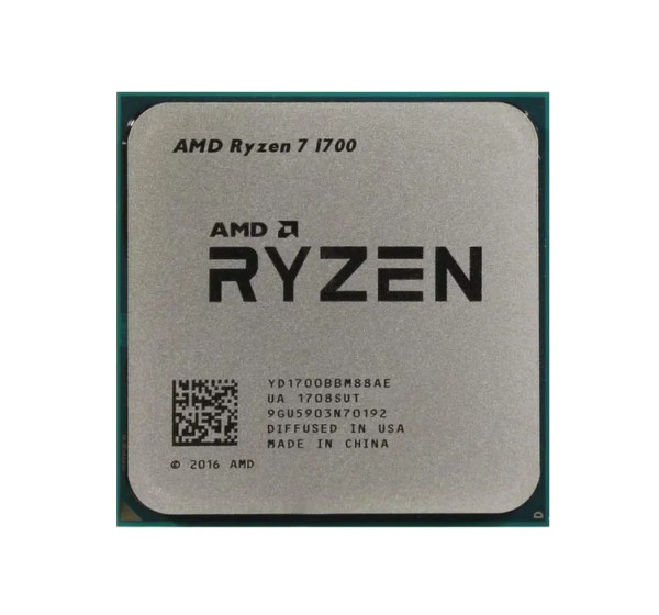 YD1700BBM88AE - AMD Ryzen 7 1700 Octa-core 8 Core 3.0GHz 16MB L3 Cache Socket AM4 Processor