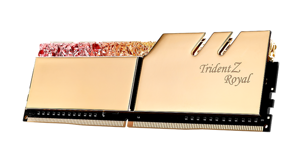 F4-3200C16Q-128GTRG - G.Skill Trident Z Royal 128GB 4 x 32GB DDR4