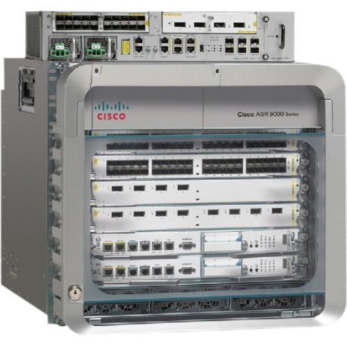 ASR-9006-DC-V2-RF - Cisco ASR 9006 6 x Expansion Slots 10U Rack-mountable Router Chassis