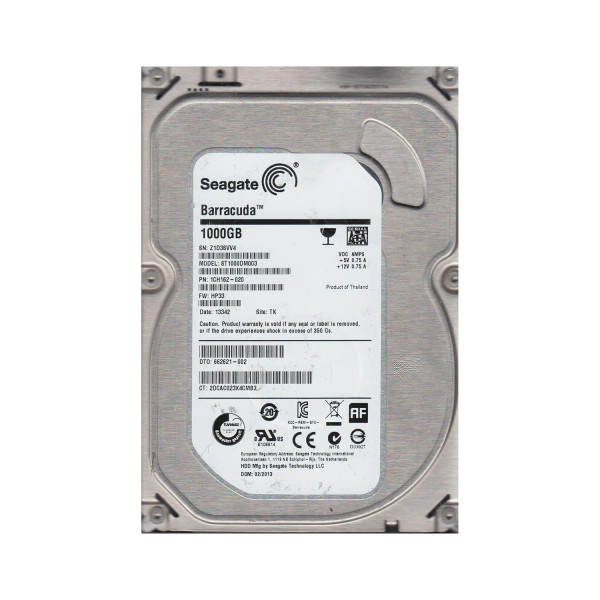 1CH162-020 - Seagate 1TB SATA 6Gb/s 7200RPM 64MB Cache 3.5-Inch LFF Hard Drive Storage