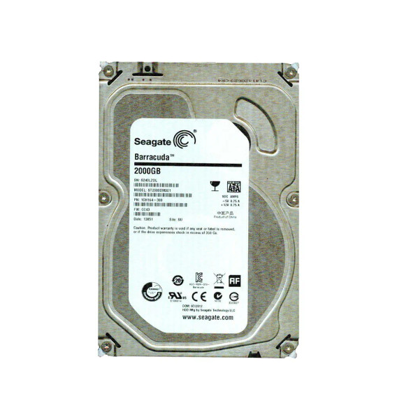 1CH164-300 - Seagate BarraCuda 2TB 7200RPM SATA 6Gb/s 64MB Cache 512e LFF 3.5-Inch Hard Drive