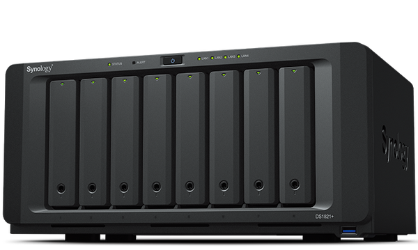 DS1821+ - Synology DiskStation NAS Server (0GB|AMD Ryzen V1500B|4GB RAM)