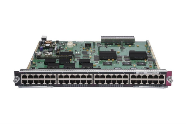 WS-X6148V-GE-TX= - Cisco Catalyst 6500 Series 48 x Ports PoE 10/100/1000Base-T Gigabit Ethernet Network Interface Module