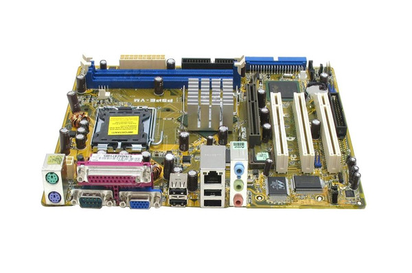 P5PE-VM - Asus Socket LGA 775 Intel 865G + ICH5 Chipset Intel Pentium D/ Pentium 4/ Celeron Processors Support DDR 4x DIMM 2x Ultra DMA