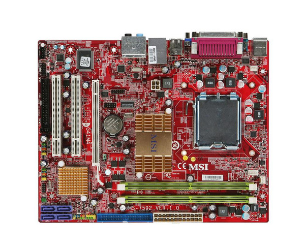 G41M4 - MSI Intel G41+ ICH7 Core 2 Quad Processor Support Socket 775 micro-ATX Motherboard