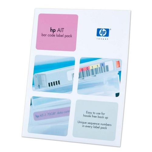 Q2005A - HP LTO2 Data 10PK Cleaning Barcode Tape Media Labels