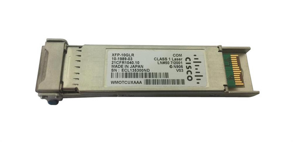 XFP-10GB-LR-RF - Cisco 10Gbps 10GBase-LR Single-mode Fiber 10km 1310nm LC Connector XFP Transceiver Module