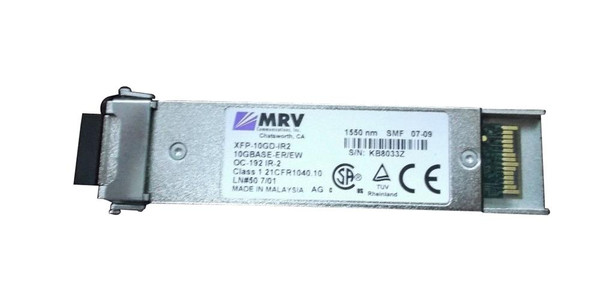 XFP-10GD-IR2 - MRV 10Gbps OC192/STM-64 Fiber Channel Single-mode 1550nm 40km XFP Transceiver Module