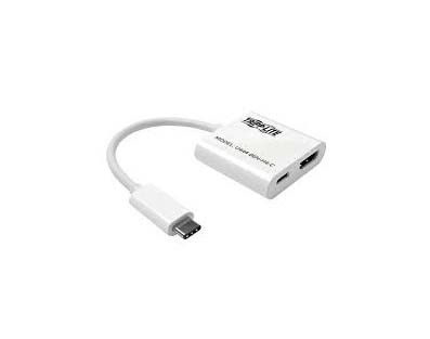 U444-06N-H4-C - Tripp Lite USB-C to HDMI DP Alt Mode Video Adapter w/USB Charging Port 4K 1 x HDMI PC