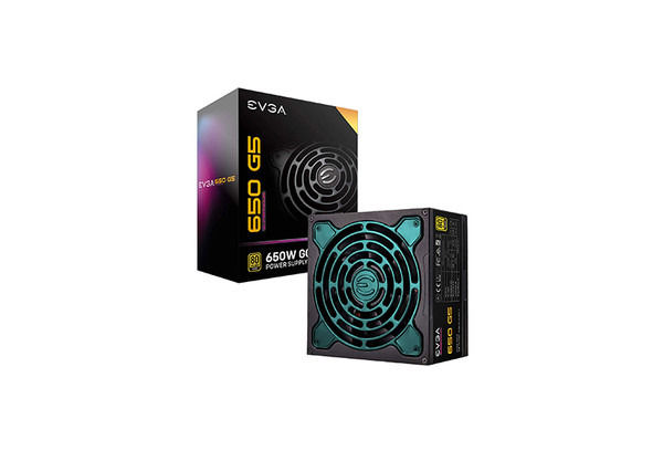 220-G550-X1 - EVGA SuperNOVA 650 G5 650-Watts 100-240V AC 10-5A 50-60Hz 80-Plus Gold Fully Modular Eco Mode 24-Pin ATX Power Supply
