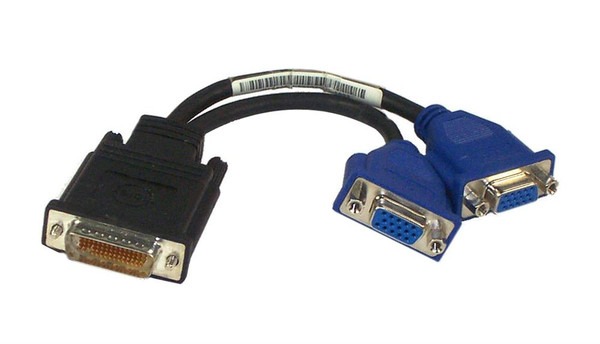 R0914 - Dell VGA Cable LFH59 to Dual for Dual MONITOR