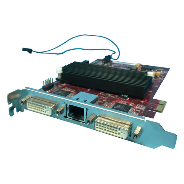 WHKJK - Dell DRAC Fx100 Dual DVI RJ45 Ethernet PCI Express x1 Remote Access Controller Card