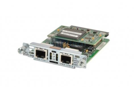 VWIC-2T1/E1-RAN - Cisco 2-Ports T1/E1-RAN Optimization Interface Card 2 x T1/E1 WAN Voice/WAN Interface Card