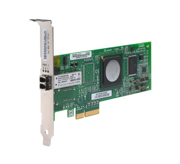 QLE2460-HP - HP QLogic Compatible Single-Port 4Gbps Fibre Channel PCIe x4 Host Bus Adapter LC Connector