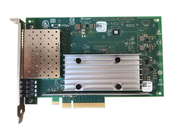 QL41164HFCU-DE - Dell Quad-Ports SFP+ 10Gbps Gigabit Ethernet PCI Express Converged Network Adapter