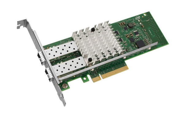 M6Q46AV - HP X520 Dual-Ports SFP+ 10Gbps 10GBase-X Gigabit Ethernet PCI Express 2.0 x8 Network Adapter