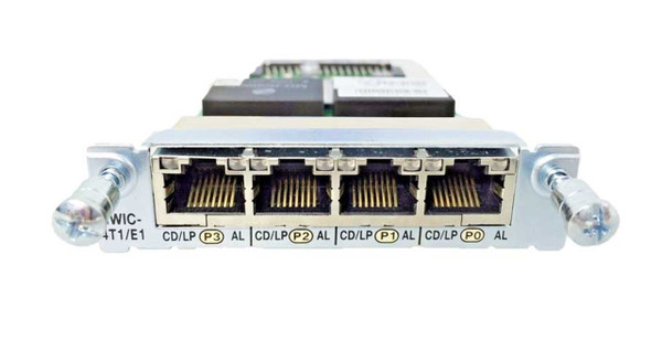 HWIC-4T1/E1 - Cisco 4 x Ports Channel T1/E1 High-Speed WAN Interface Card