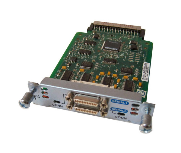 HWIC-2T= - Cisco 2 Port Serial WAN Interface Card 2 x Asynchronous/Synchronous Serial WAN HWIC